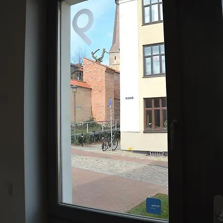 Ferienwohnung An Der Historischen Stadtmauer Rostock Eksteriør billede
